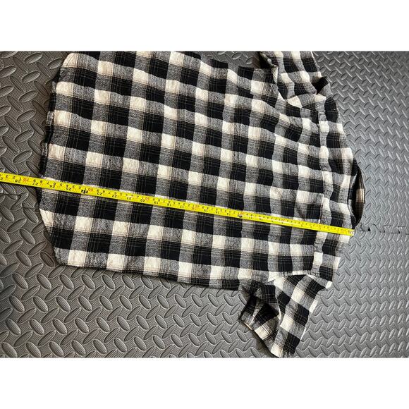 Pendleton Mens 100% Virgin Wool Black White Short Sleeve Button Up Western‎ Med - Picture 9 of 10